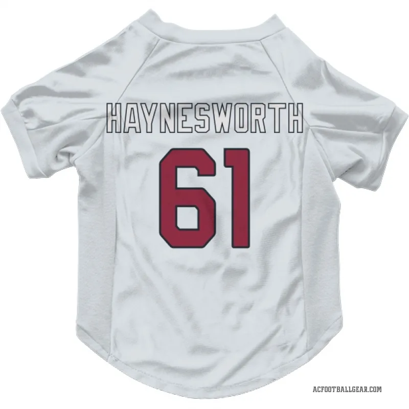 Sincere Haynesworth  White Arizona Cardinals  Cat & Dog Pet Jersey
