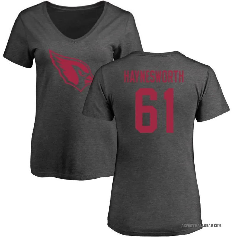 Sincere Haynesworth Women's Ash Arizona Cardinals One Color T-Shirt -