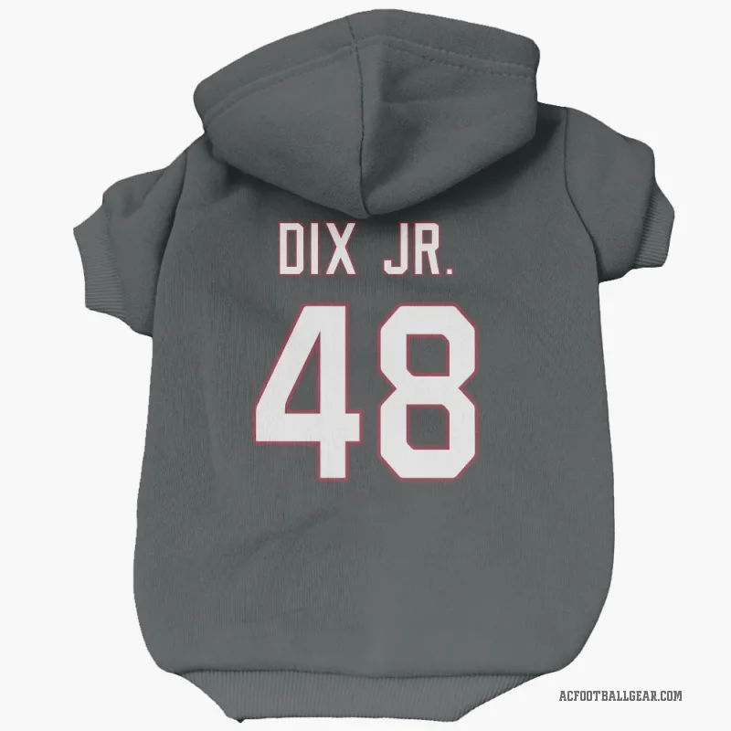 Stephen Dix Jr. Black Arizona Cardinals Cat & Dog Pet Hoodie