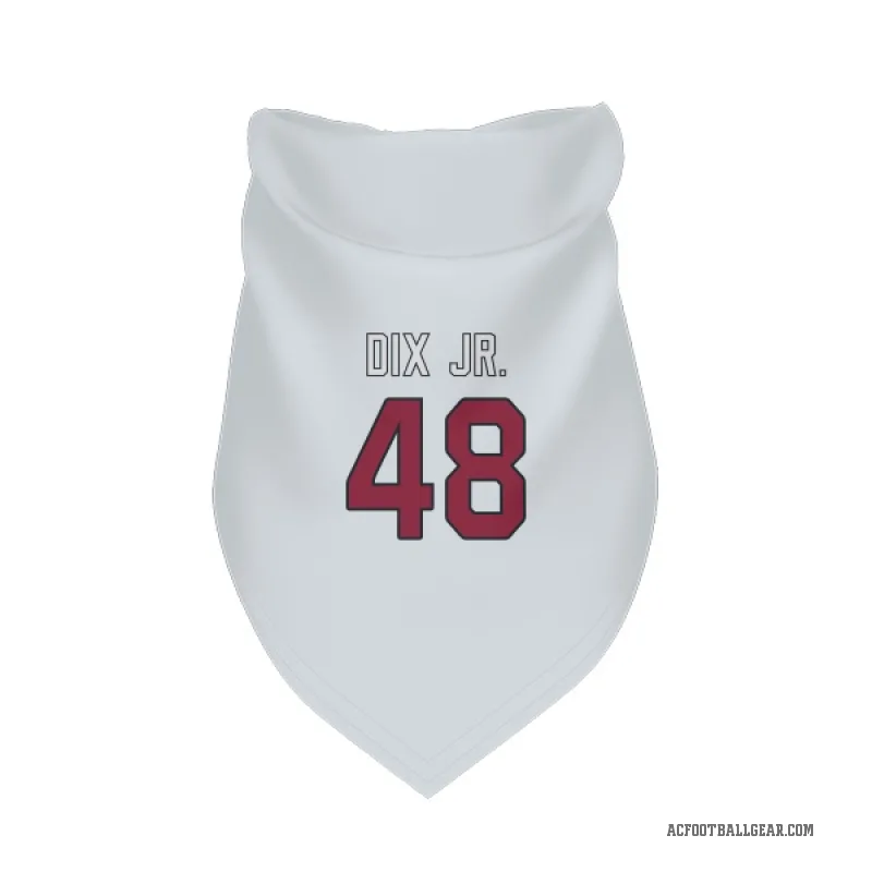 Stephen Dix Jr.  White Arizona Cardinals  Cat & Dog Pet Bandana
