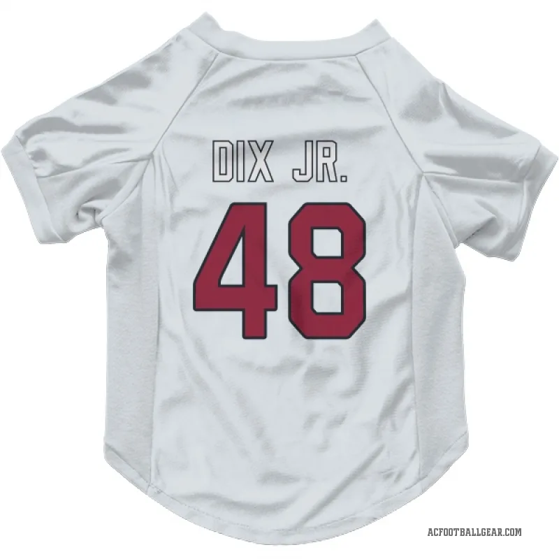 Stephen Dix Jr.  White Arizona Cardinals  Cat & Dog Pet Jersey
