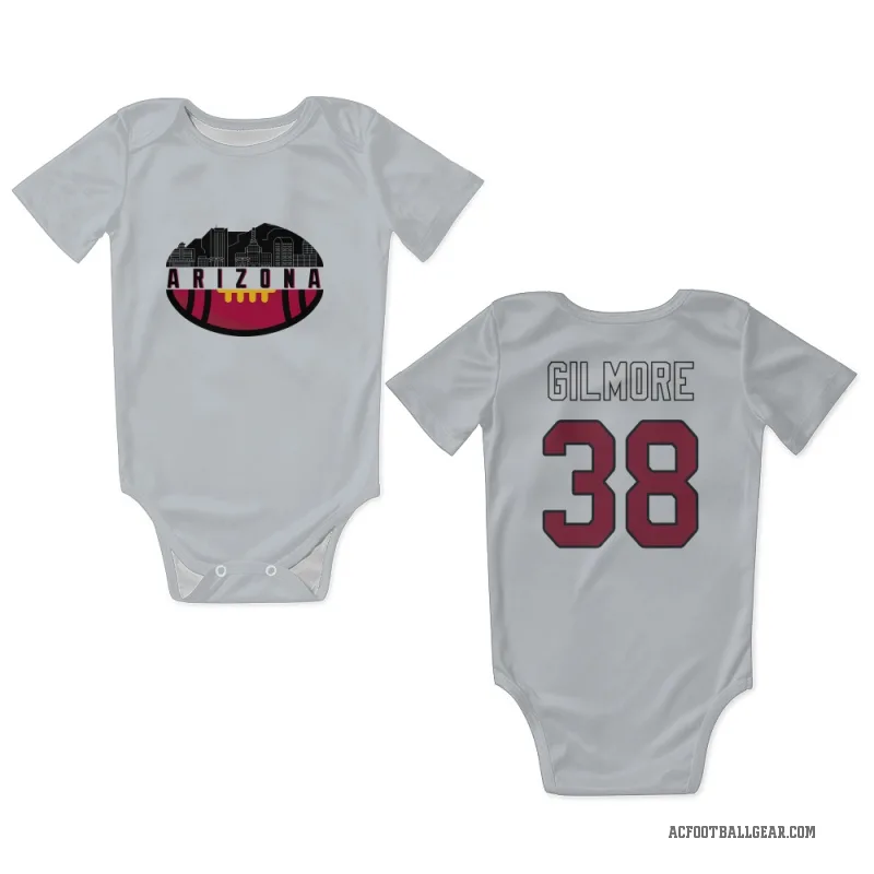 Steven Gilmore  White Arizona Cardinals  Newborn & Infant Bodysuit