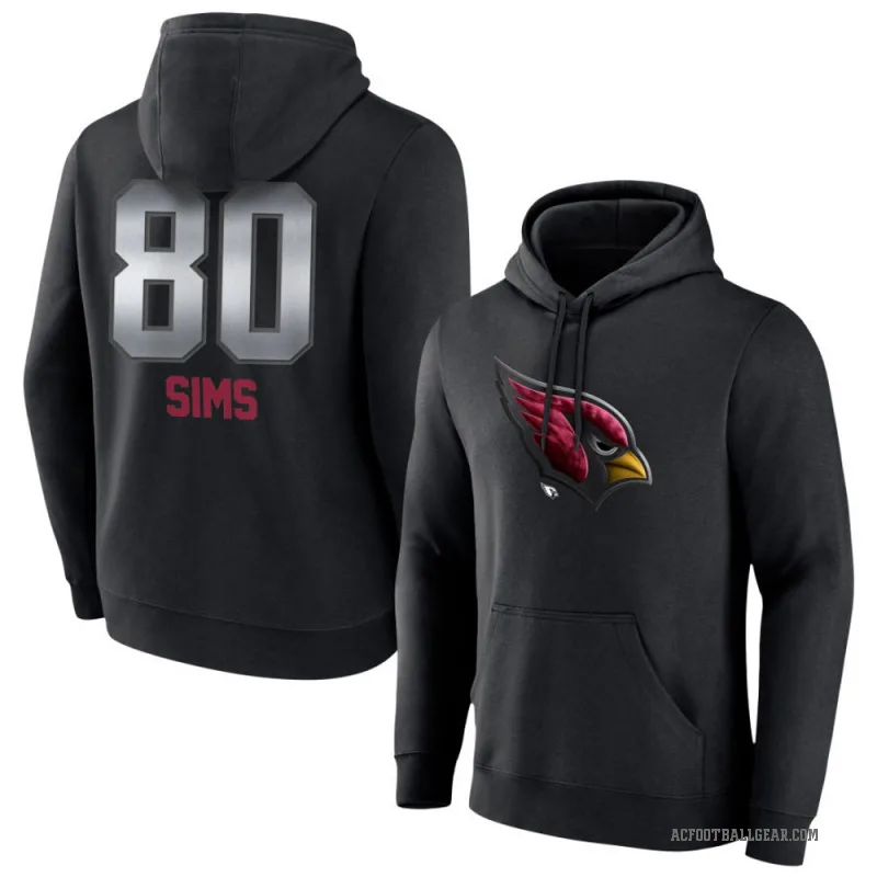 Steven Sims Youth Black Arizona Cardinals Midnight Mascot Pullover Hoodie