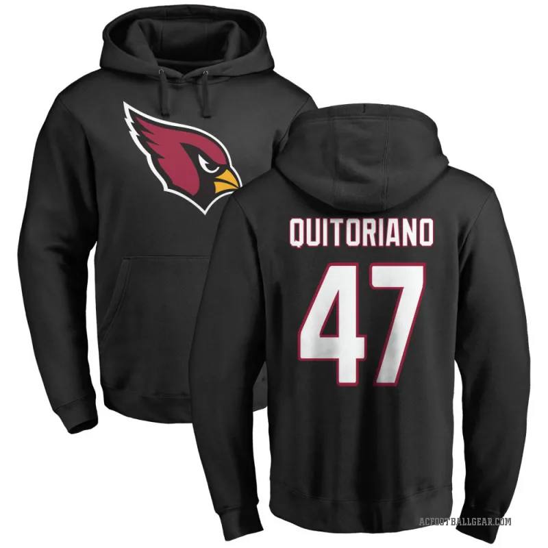 Teagan Quitoriano Men's Black Arizona Cardinals Pro Line Logo Pullover Hoodie