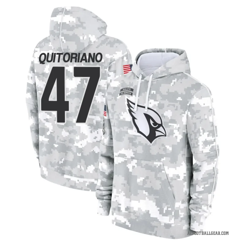 Teagan Quitoriano Youth Camo Arizona Cardinals Arctic 2024 Salute to Service Club Fleece Pullover Hoodie