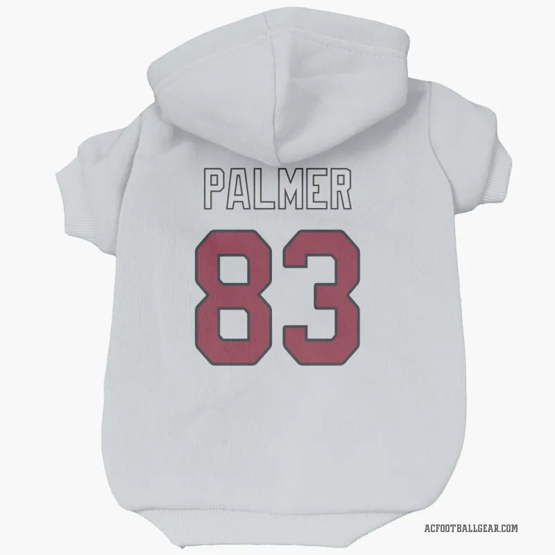 Tejhaun Palmer  White Arizona Cardinals  Cat & Dog Pet Hoodie