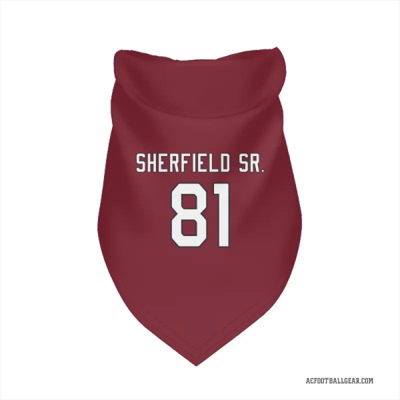 Trent Sherfield Sr.  Arizona Cardinals   Cardinal Cat & Dog Pet Bandana