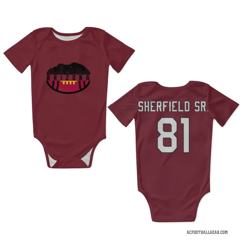 Trent Sherfield Sr.  Arizona Cardinals   Cardinal Newborn & Infant Bodysuit