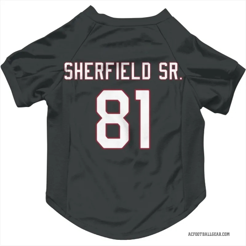 Trent Sherfield Sr.  Black Arizona Cardinals  Cat & Dog Pet Jersey