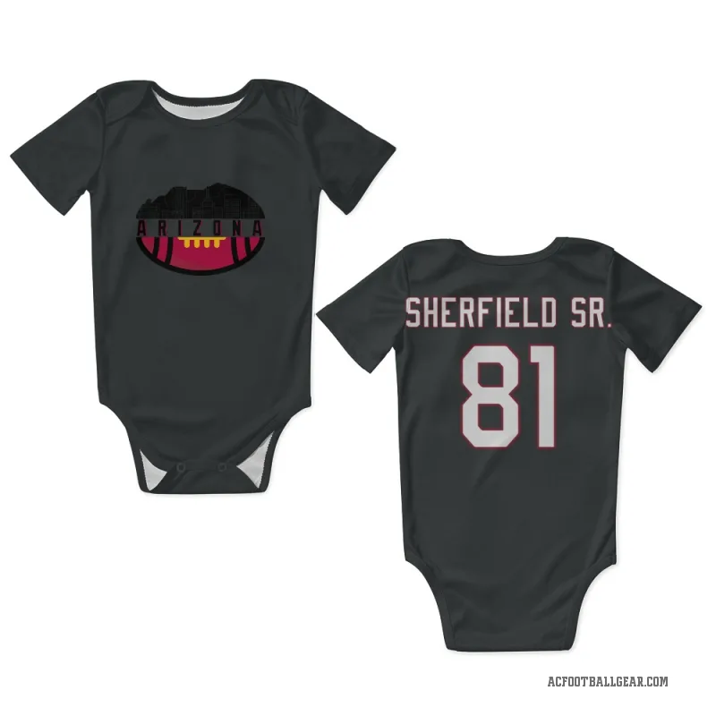 Trent Sherfield Sr.  Black Arizona Cardinals  Newborn & Infant Bodysuit