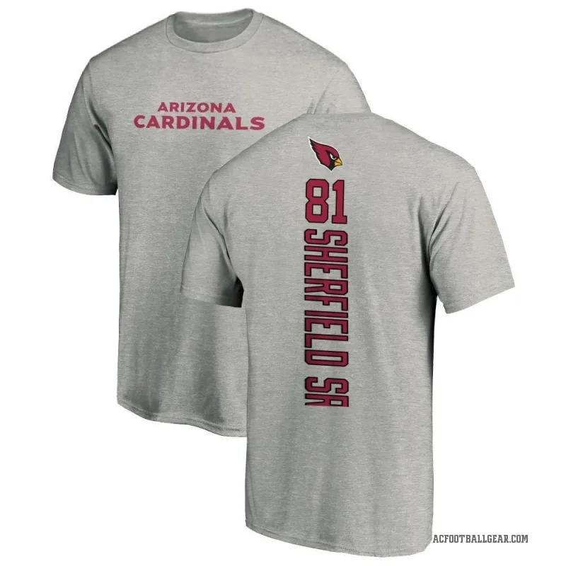 Trent Sherfield Sr. Men's Ash Arizona Cardinals Backer T-Shirt -