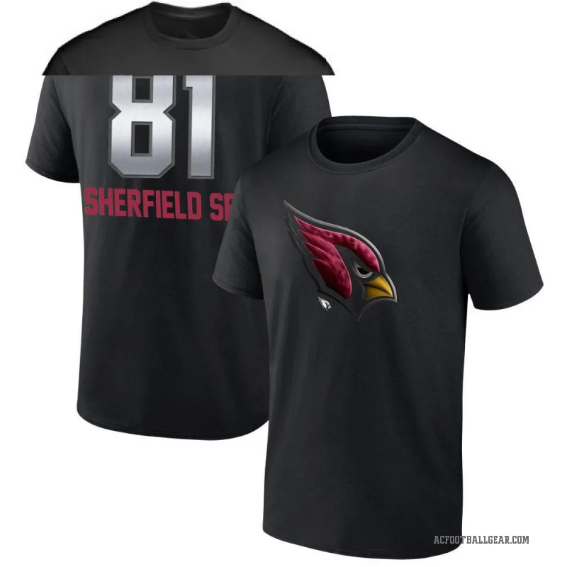 Trent Sherfield Sr. Men's Black Arizona Cardinals Midnight Mascot T-Shirt -