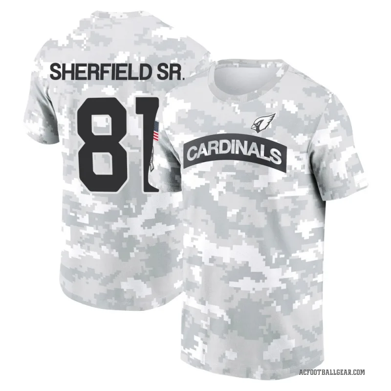 Trent Sherfield Sr. Youth Camo Arizona Cardinals Arctic 2024 Salute to Service Performance T-Shirt