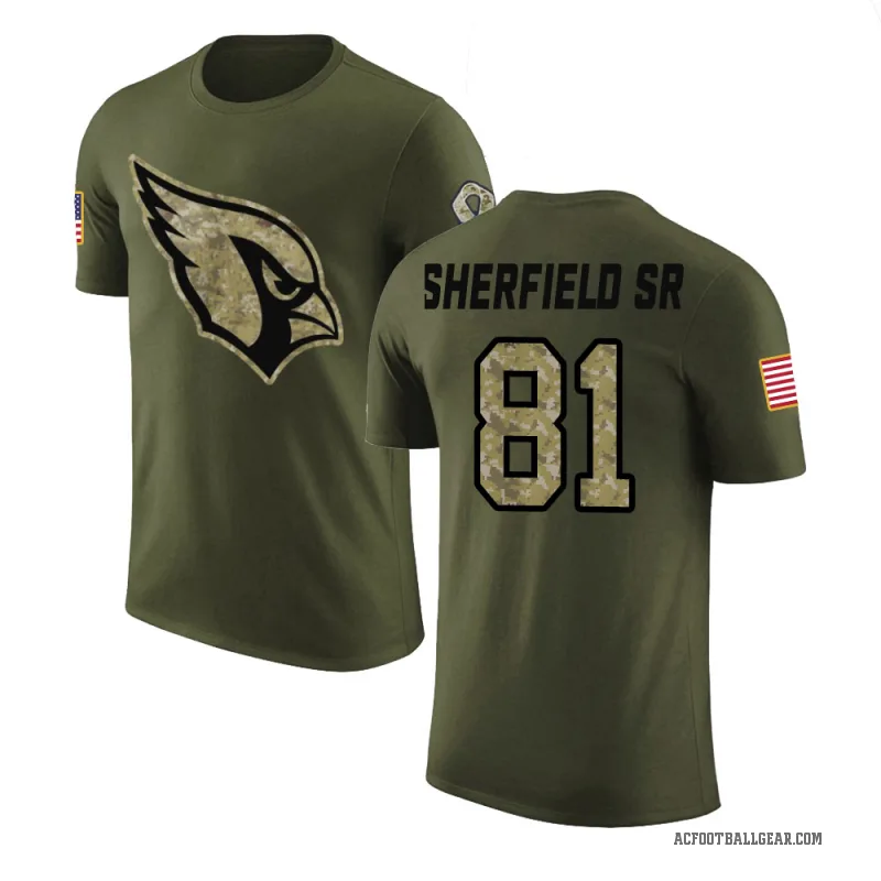 Trent Sherfield Sr. Youth Olive Arizona Cardinals Salute to Service T-Shirt