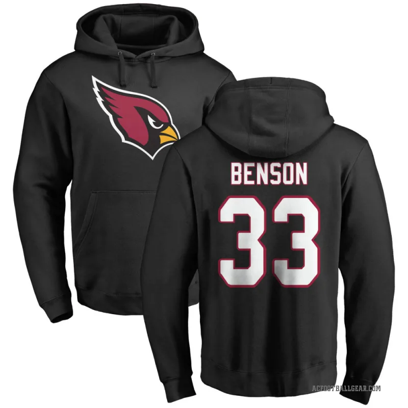 Trey Benson Youth Black Arizona Cardinals Pro Line Logo Pullover Hoodie