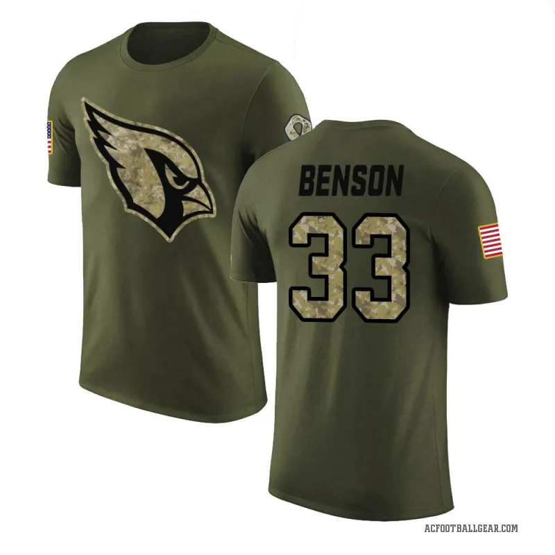 Trey Benson Youth Olive Arizona Cardinals Salute to Service T-Shirt