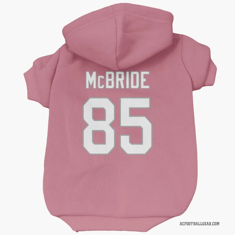 Trey McBride  Pink Arizona Cardinals  Cat & Dog Pet Hoodie
