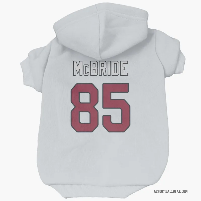 Trey McBride  White Arizona Cardinals  Cat & Dog Pet Hoodie