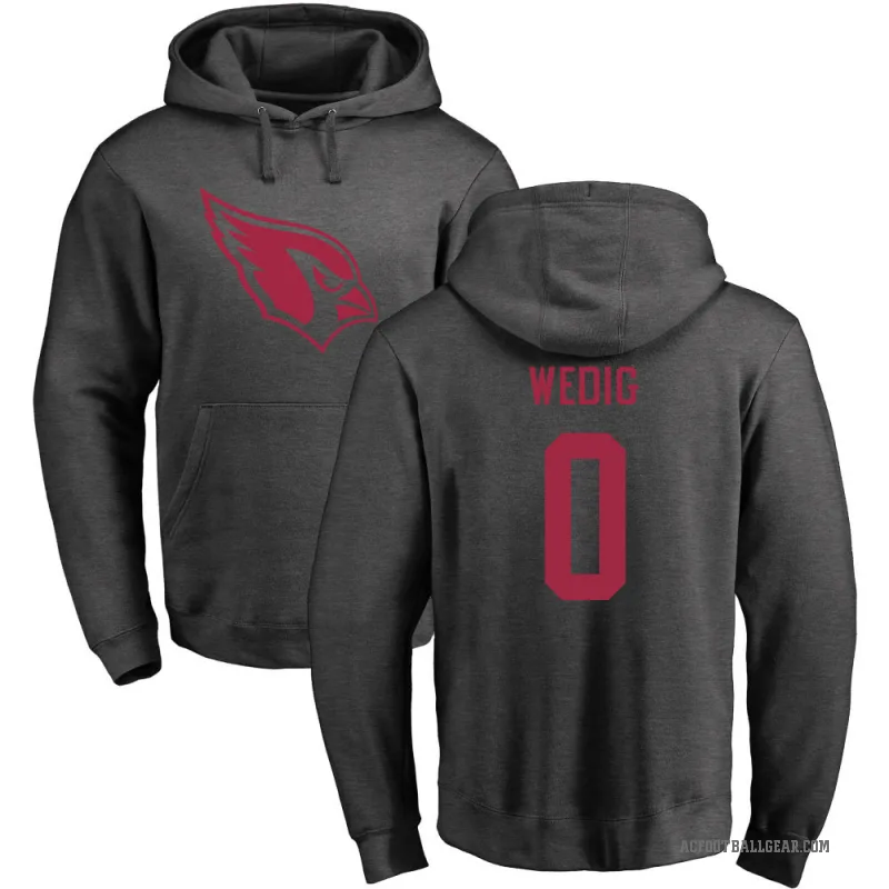Trey Wedig Youth Arizona Cardinals Pro Line by Branded Ash One Color Pullover Hoodie