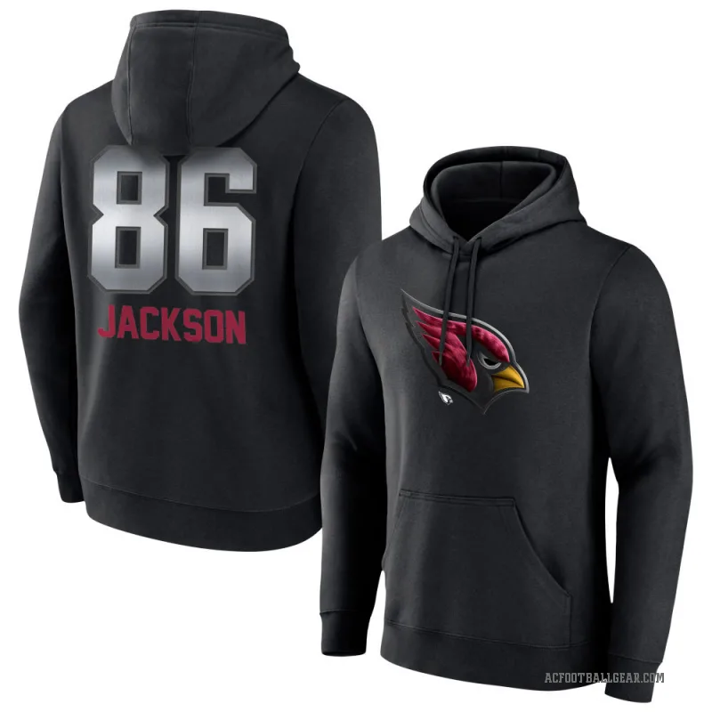 Trishton Jackson Men's Black Arizona Cardinals Midnight Mascot Pullover Hoodie