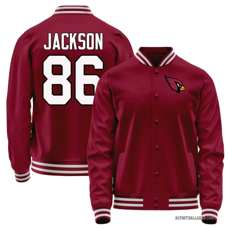 Trishton Jackson Men's Red Arizona Cardinals Full-Snap Jacket