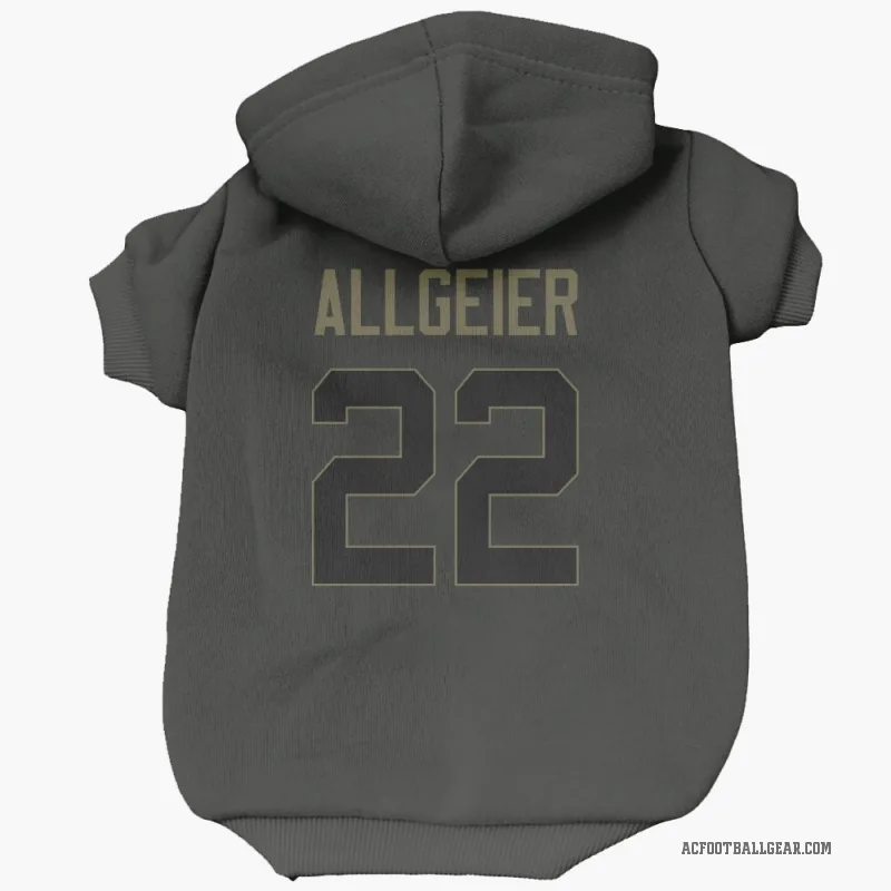 Tyler Allgeier  Black Arizona Cardinals  Service Cat & Dog Pet Hoodie