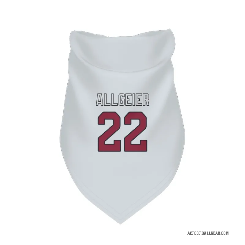 Tyler Allgeier  White Arizona Cardinals  Cat & Dog Pet Bandana