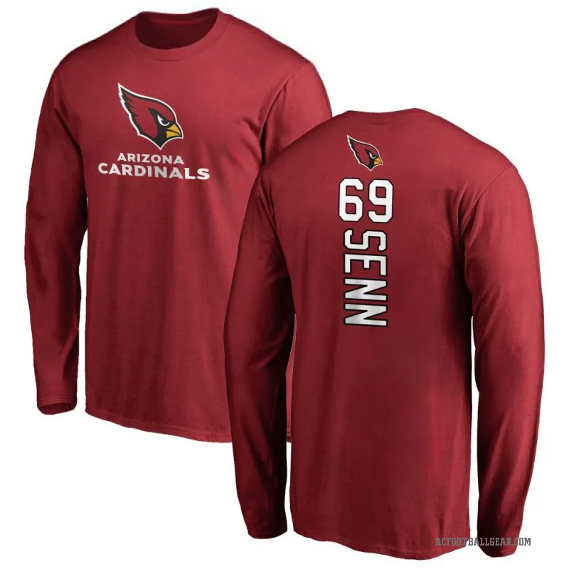 Valentin Senn Men's Arizona Cardinals Backer Long Sleeve T-Shirt - Maroon