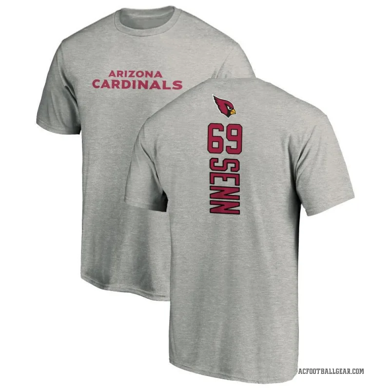 Valentin Senn Men's Ash Arizona Cardinals Backer T-Shirt -