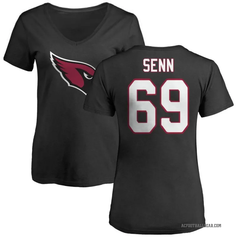 Valentin Senn Women's Black Arizona Cardinals Logo Slim Fit T-Shirt -