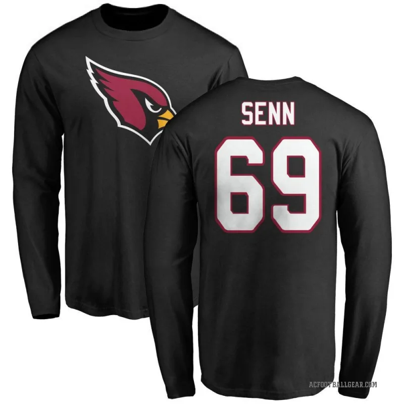 Valentin Senn Youth Black Arizona Cardinals Logo Long Sleeve T-Shirt -