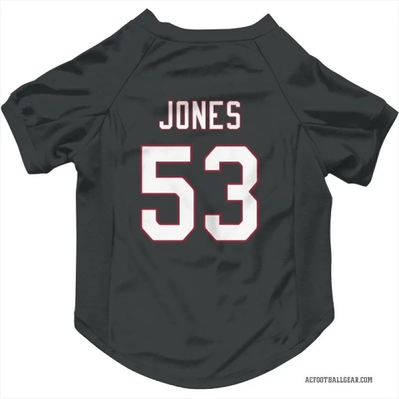 Vi Jones  Black Arizona Cardinals  Cat & Dog Pet Jersey