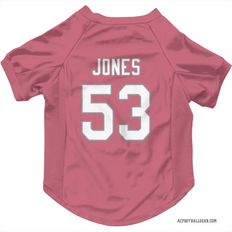 Vi Jones  Pink Arizona Cardinals  Cat & Dog Pet Jersey