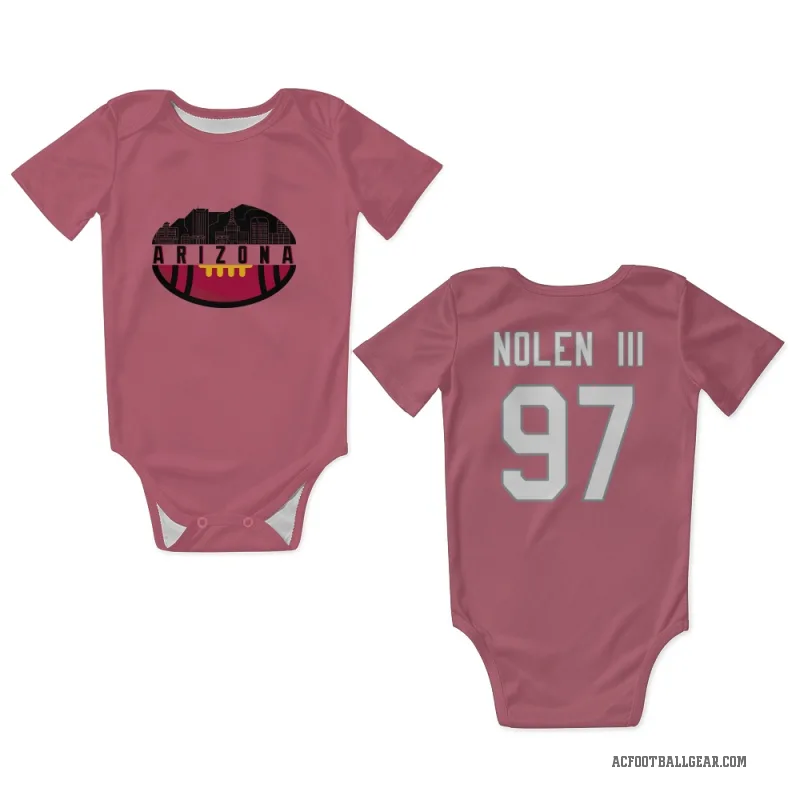 Walter Nolen III  Pink Arizona Cardinals  Newborn & Infant Bodysuit