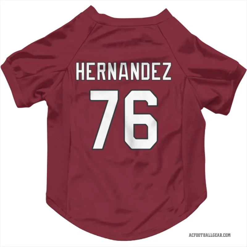 Will Hernandez  Arizona Cardinals   Cardinal Cat & Dog Pet Jersey