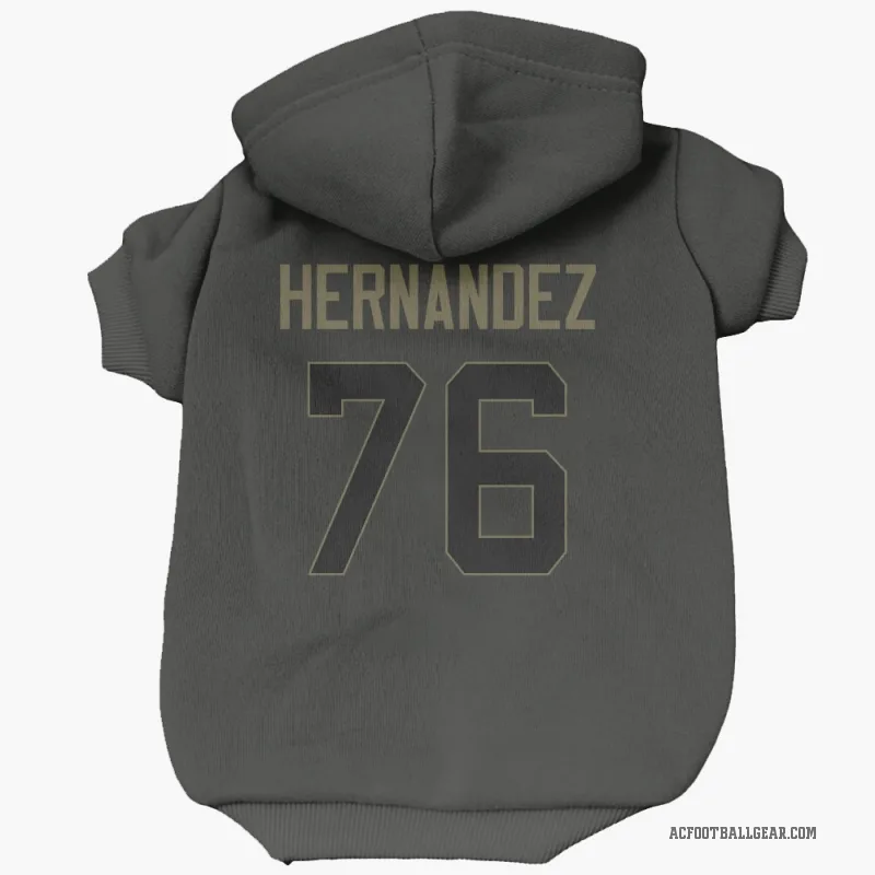 Will Hernandez  Black Arizona Cardinals  Service Cat & Dog Pet Hoodie