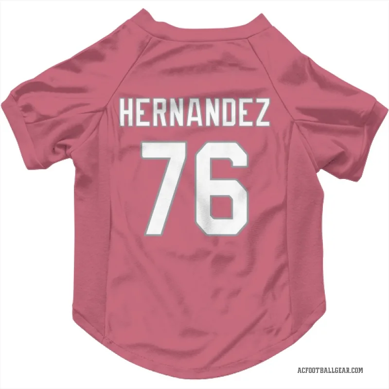 Will Hernandez  Pink Arizona Cardinals  Cat & Dog Pet Jersey