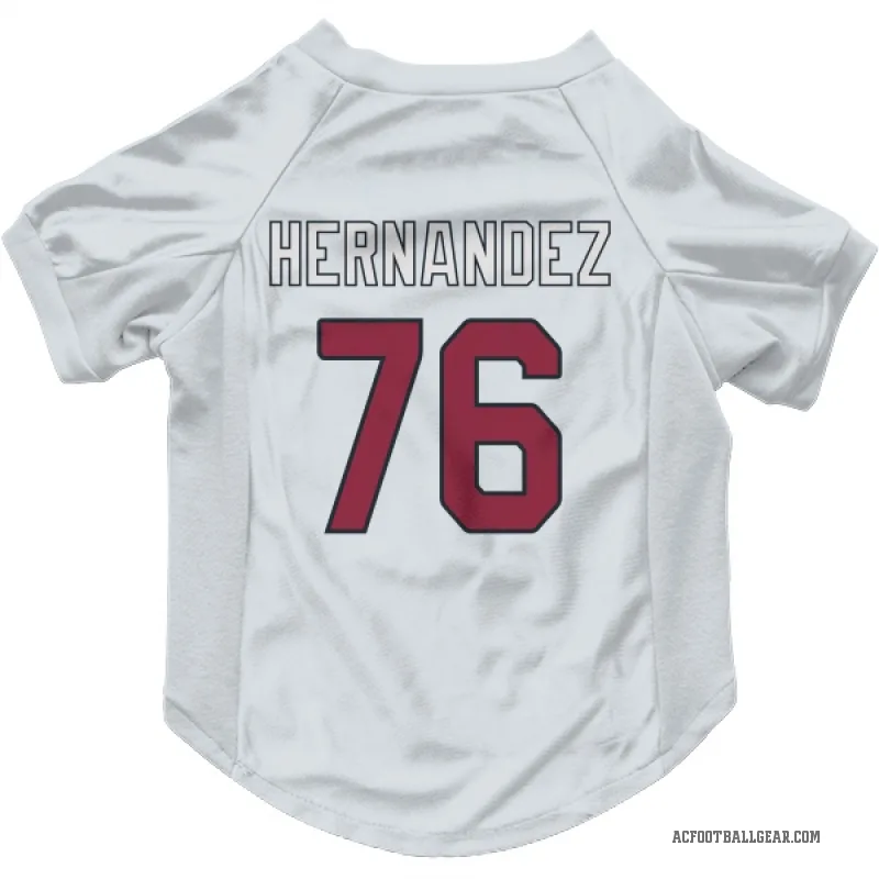 Will Hernandez  White Arizona Cardinals  Cat & Dog Pet Jersey