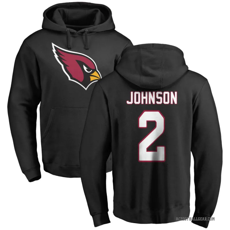 Will Johnson Men's Black Arizona Cardinals Pro Line Logo Pullover Hoodie
