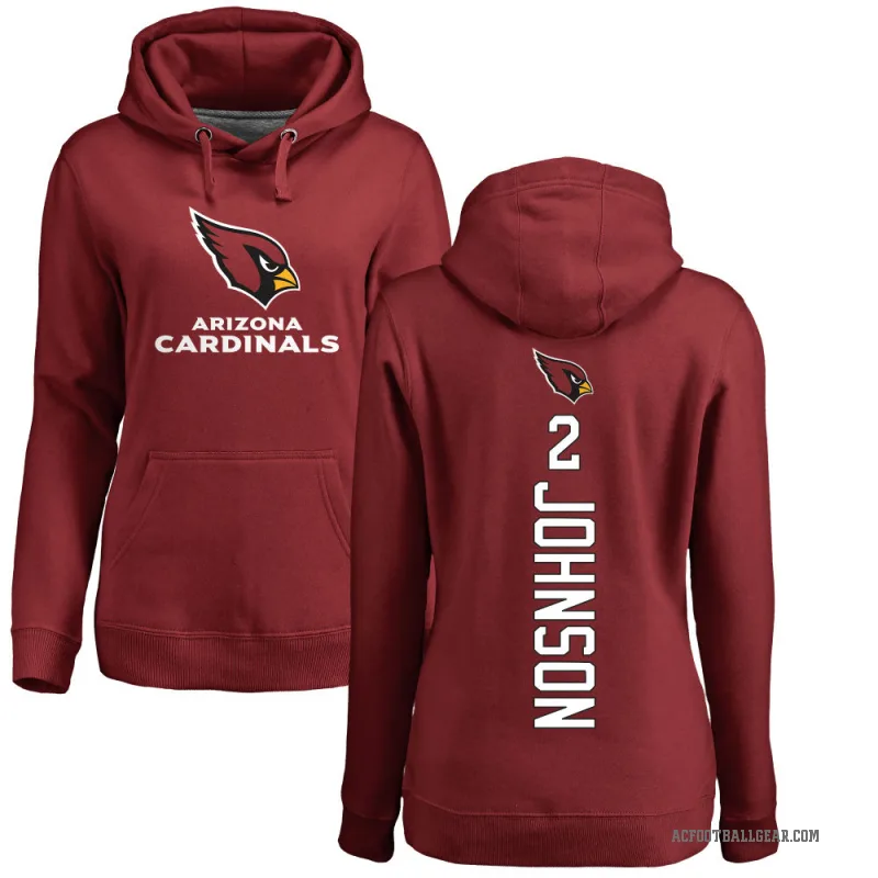 Will Johnson Women's Arizona Cardinals Pro Line Maroon Backer Pullover Hoodie