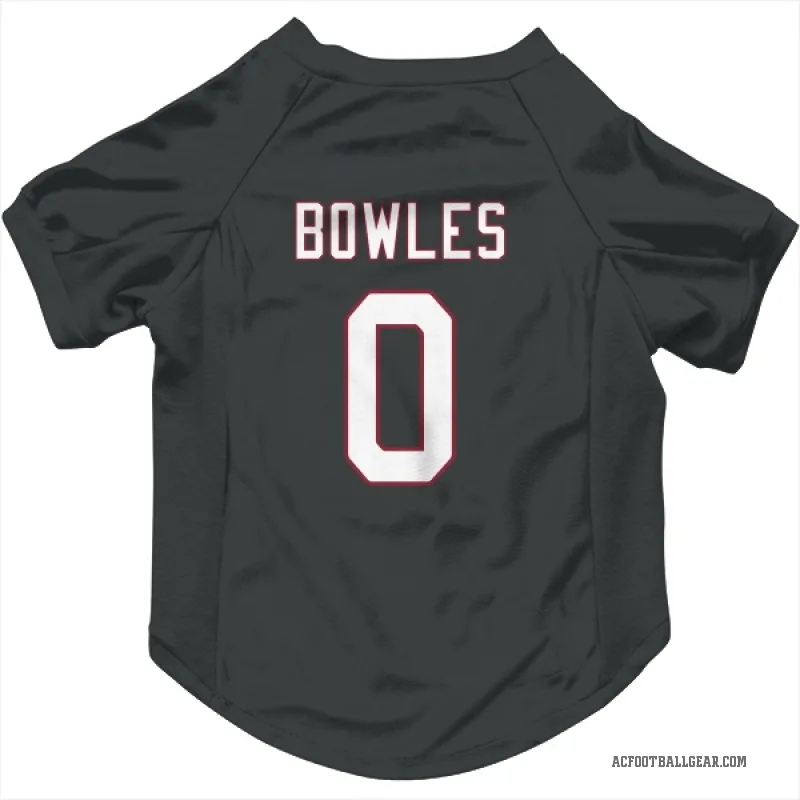 Wyatt Bowles  Black Arizona Cardinals  Cat & Dog Pet Jersey