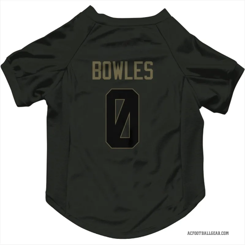 Wyatt Bowles  Black Arizona Cardinals  Service Cat & Dog Pet Jersey