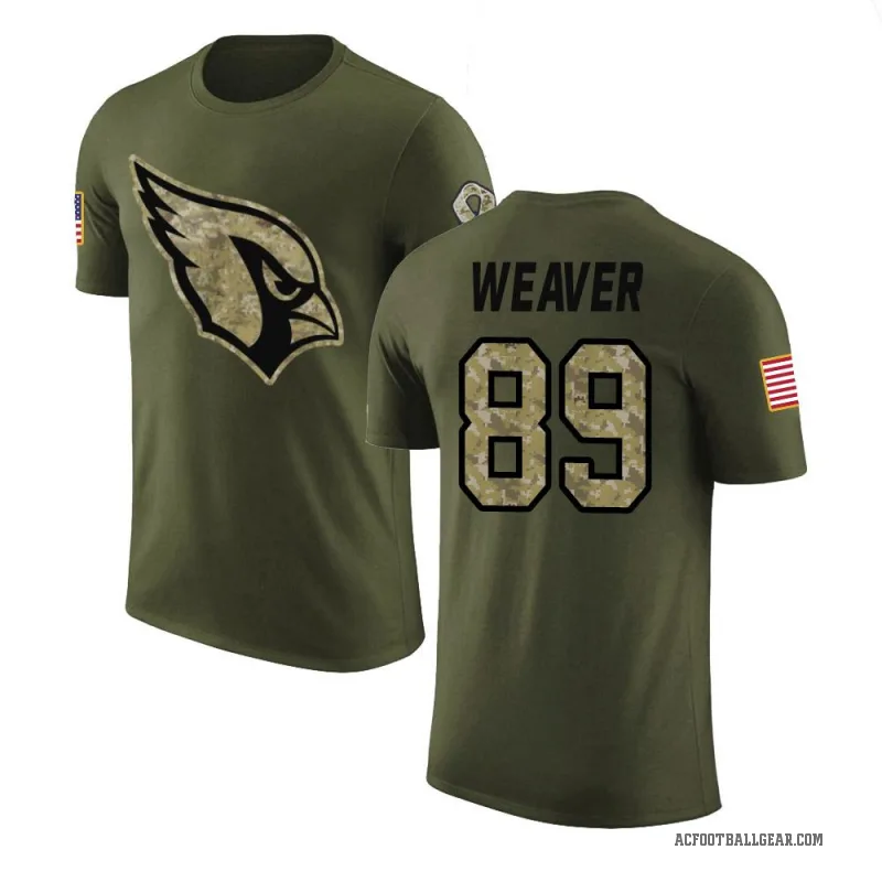 Xavier Weaver Youth Olive Arizona Cardinals Salute to Service T-Shirt