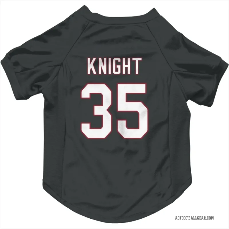 Zonovan Knight  Black Arizona Cardinals  Cat & Dog Pet Jersey
