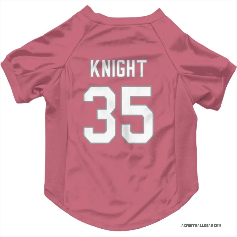 Zonovan Knight  Pink Arizona Cardinals  Cat & Dog Pet Jersey