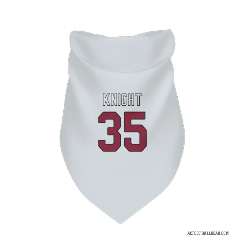 Zonovan Knight  White Arizona Cardinals  Cat & Dog Pet Bandana